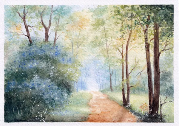 Le sentier bleu